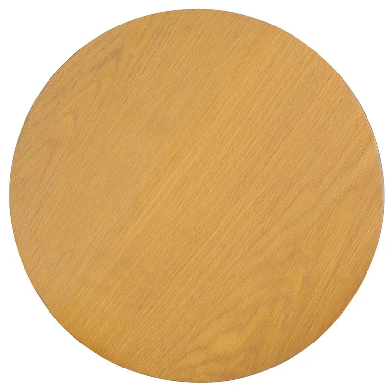 Accent Table - Oak Veneer, Natural Wood Grain, 20W x 20D x 22H - Image 2