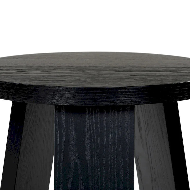 Accent Table - Oak Veneer, Natural Wood Grain, 20W x 20D x 22H - Image 13