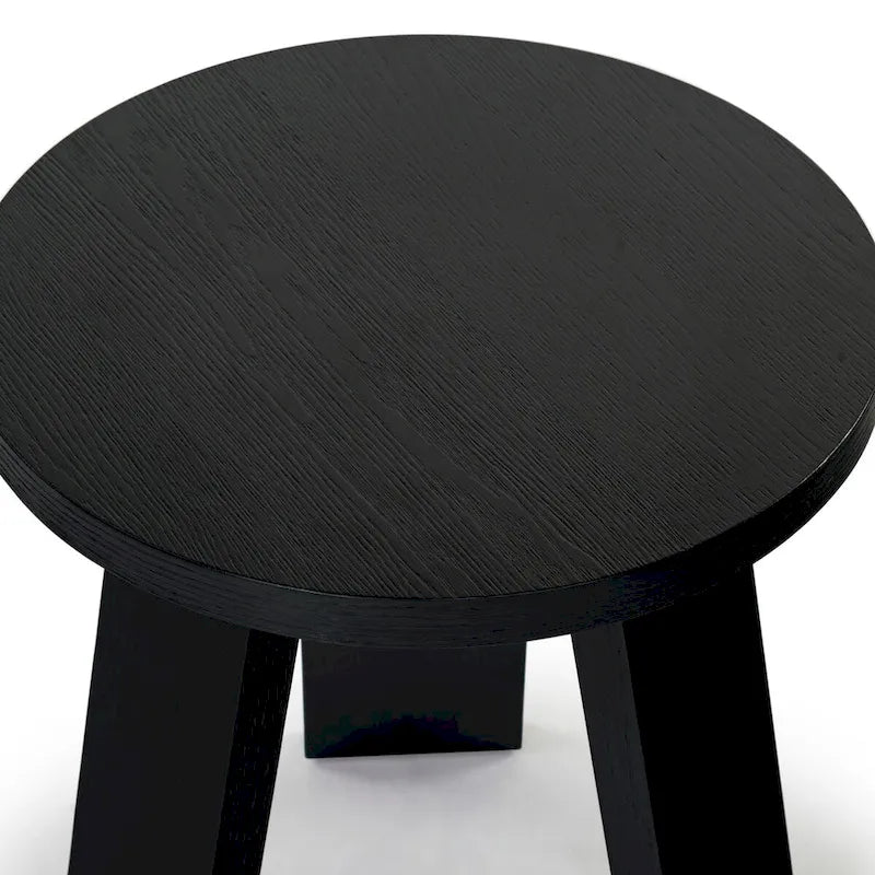 Accent Table - Oak Veneer, Natural Wood Grain, 20W x 20D x 22H - Image 15