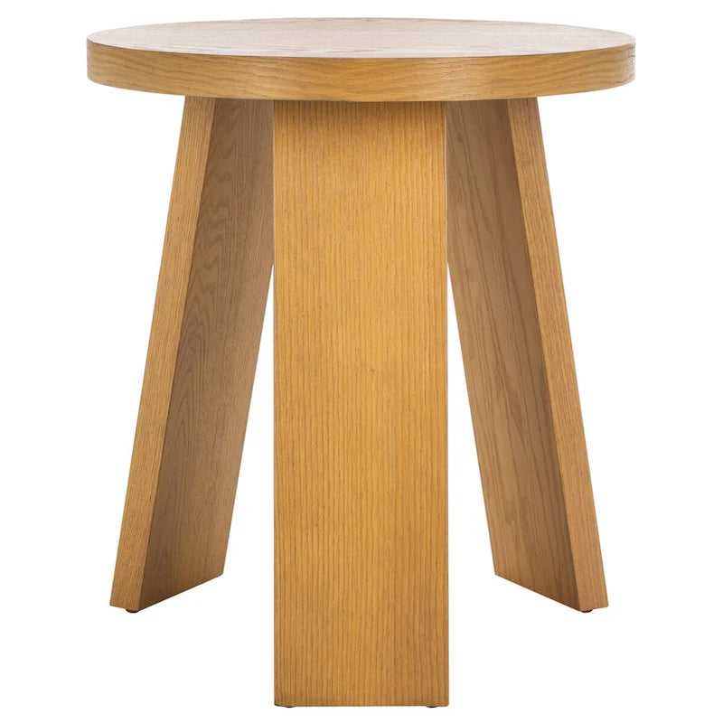 Accent Table - Oak Veneer, Natural Wood Grain, 20W x 20D x 22H - Image 19