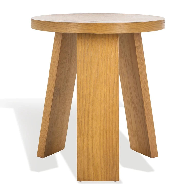 Accent Table - Oak Veneer, Natural Wood Grain, 20W x 20D x 22H - Image 20