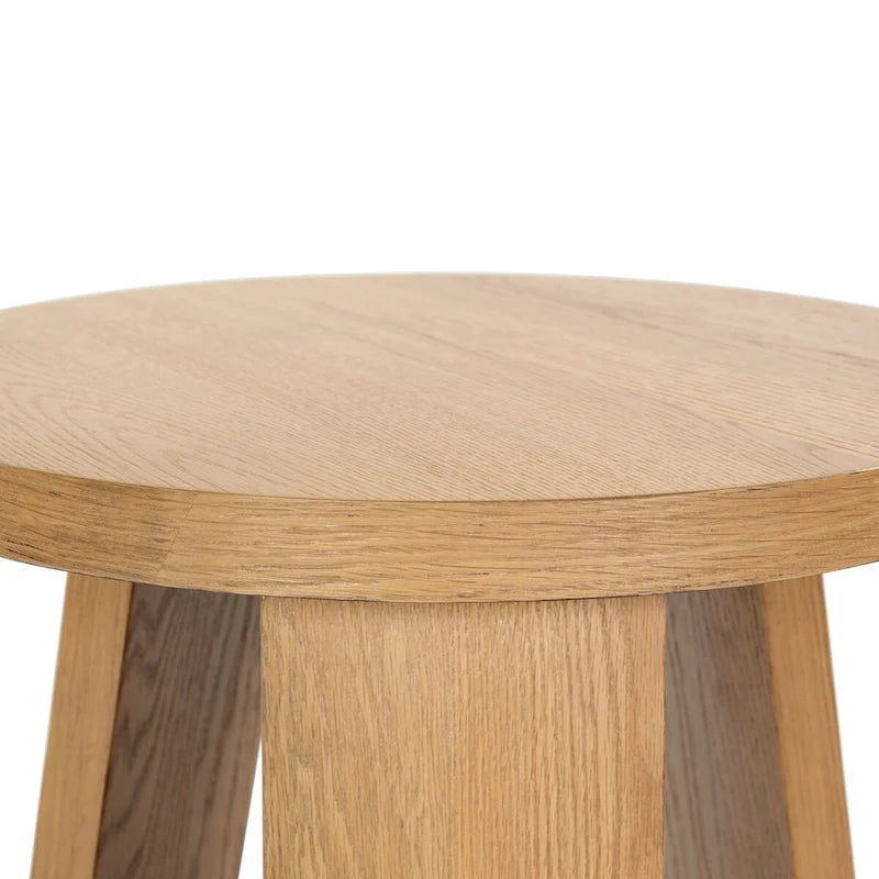 Accent Table - Oak Veneer, Natural Wood Grain, 20W x 20D x 22H - Image 22