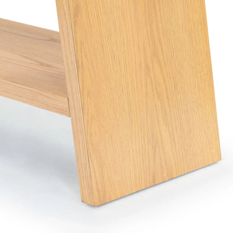 Accent Table - Oak Veneer, Natural Wood Grain, 20W x 20D x 22H - Image 23