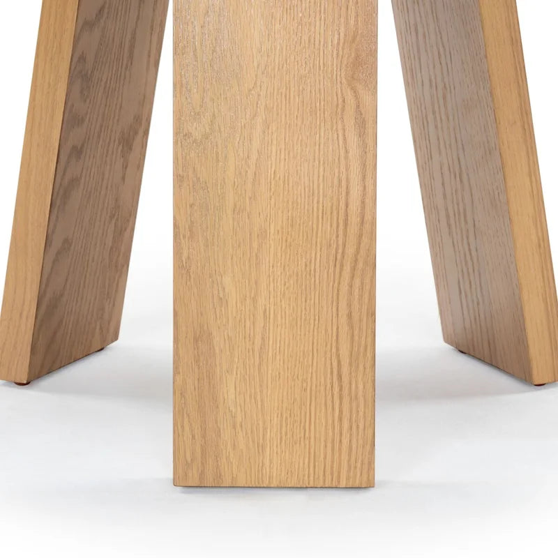 Accent Table - Oak Veneer, Natural Wood Grain, 20W x 20D x 22H - Image 24