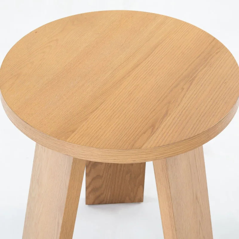Accent Table - Oak Veneer, Natural Wood Grain, 20W x 20D x 22H - Image 25