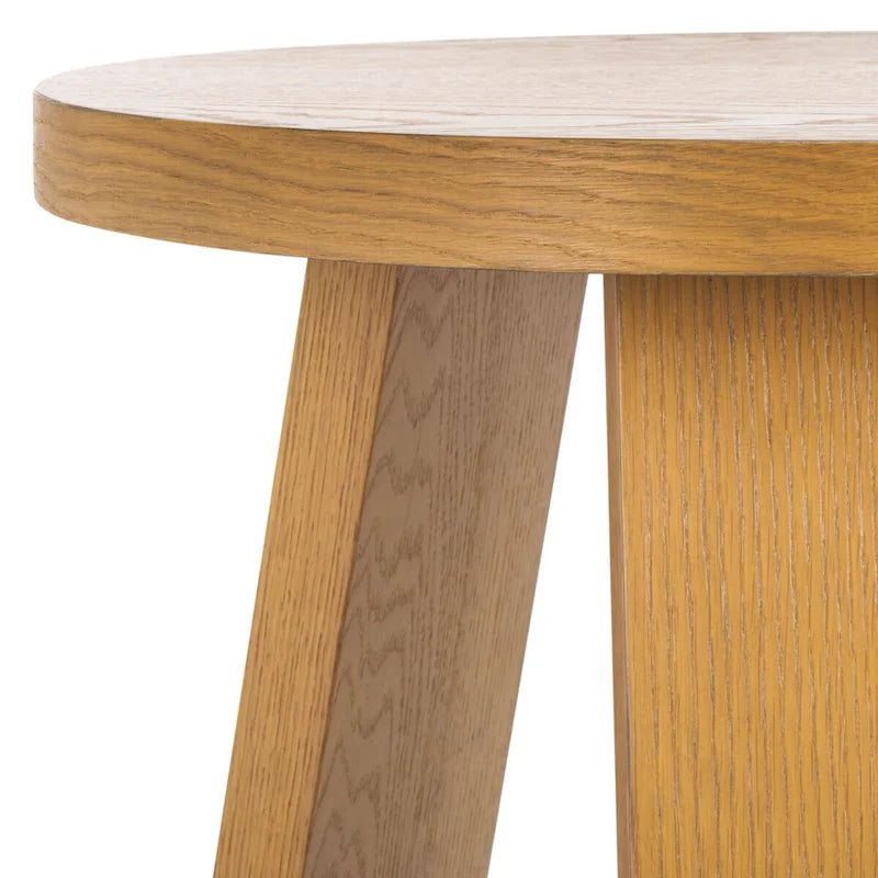 Accent Table - Oak Veneer, Natural Wood Grain, 20W x 20D x 22H - Image 26