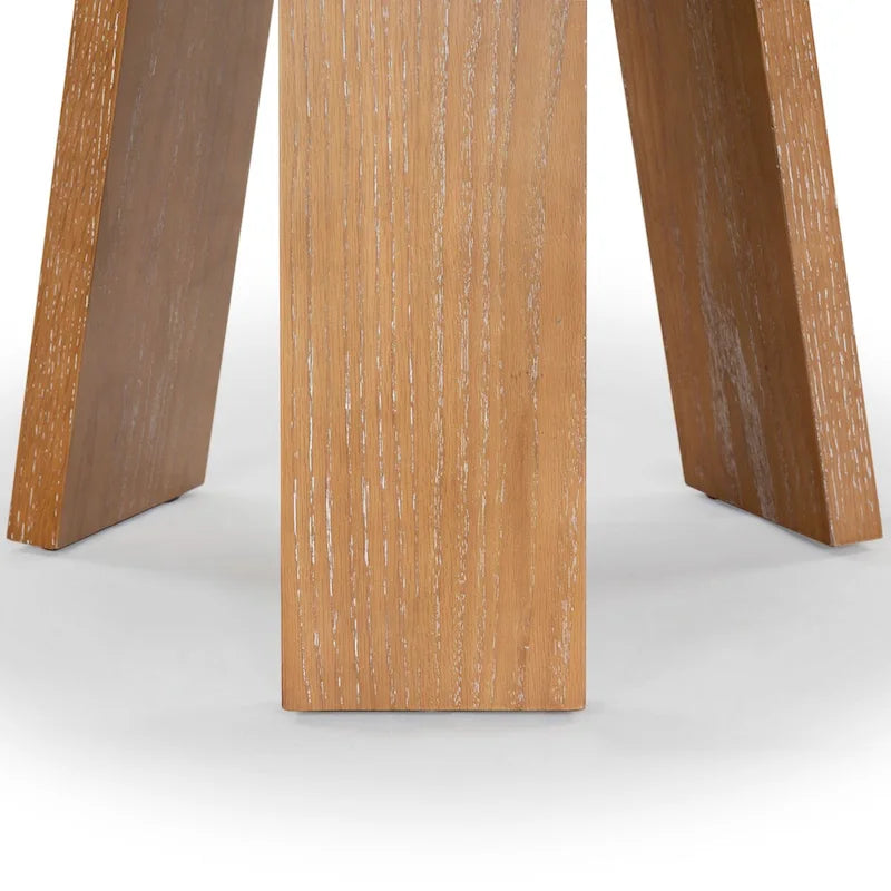 Accent Table - Oak Veneer, Natural Wood Grain, 20W x 20D x 22H - Image 35