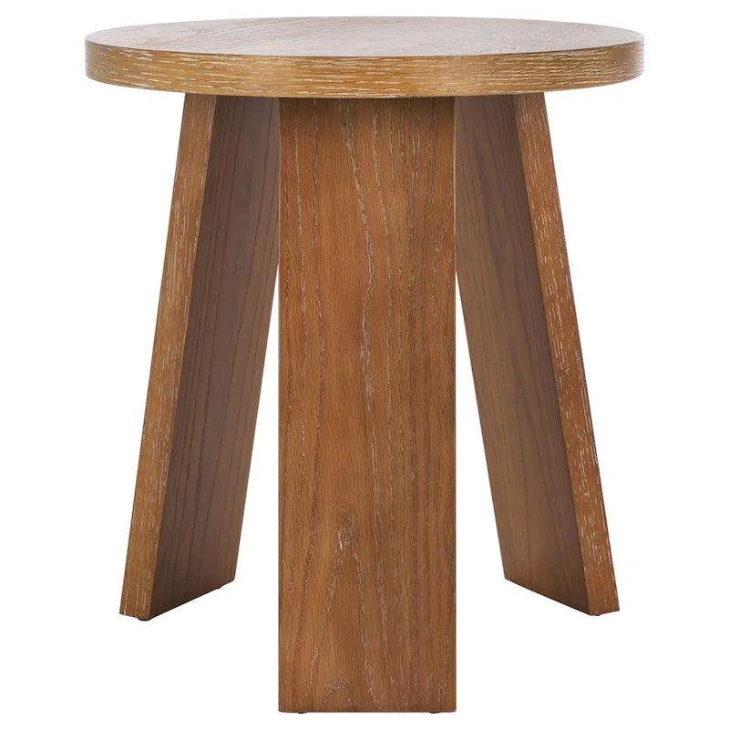 Accent Table - Oak Veneer, Natural Wood Grain, 20W x 20D x 22H - Image 36