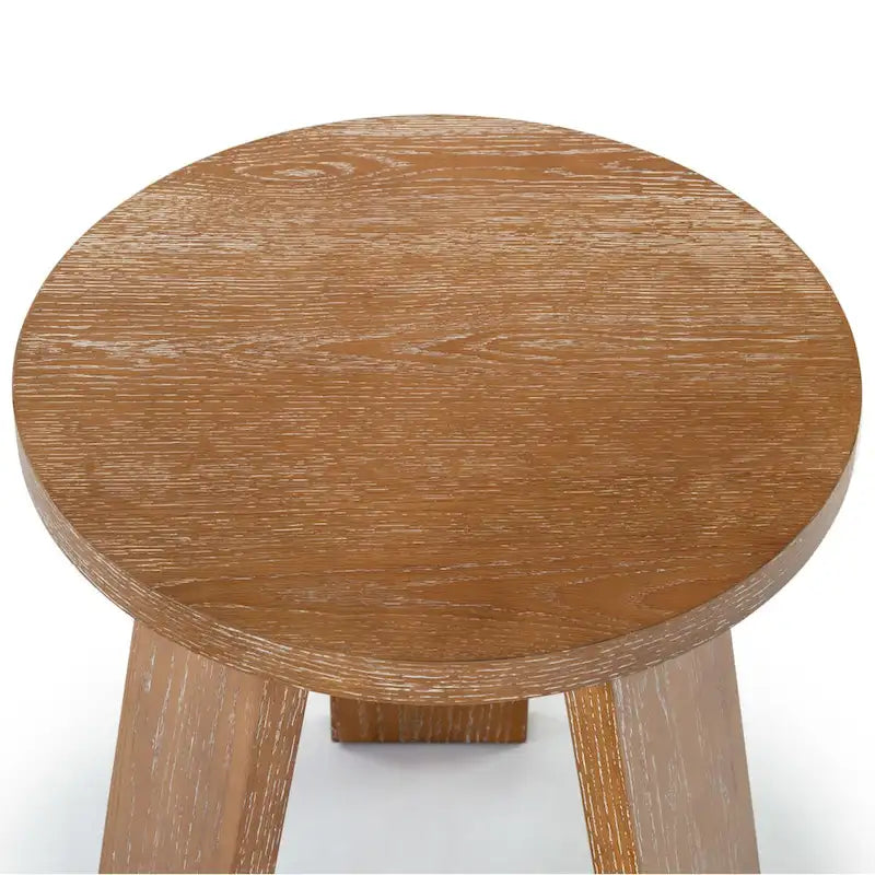 Accent Table - Oak Veneer, Natural Wood Grain, 20W x 20D x 22H - Image 40