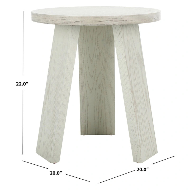 Accent Table - Oak Veneer, Natural Wood Grain, 20W x 20D x 22H - Image 5