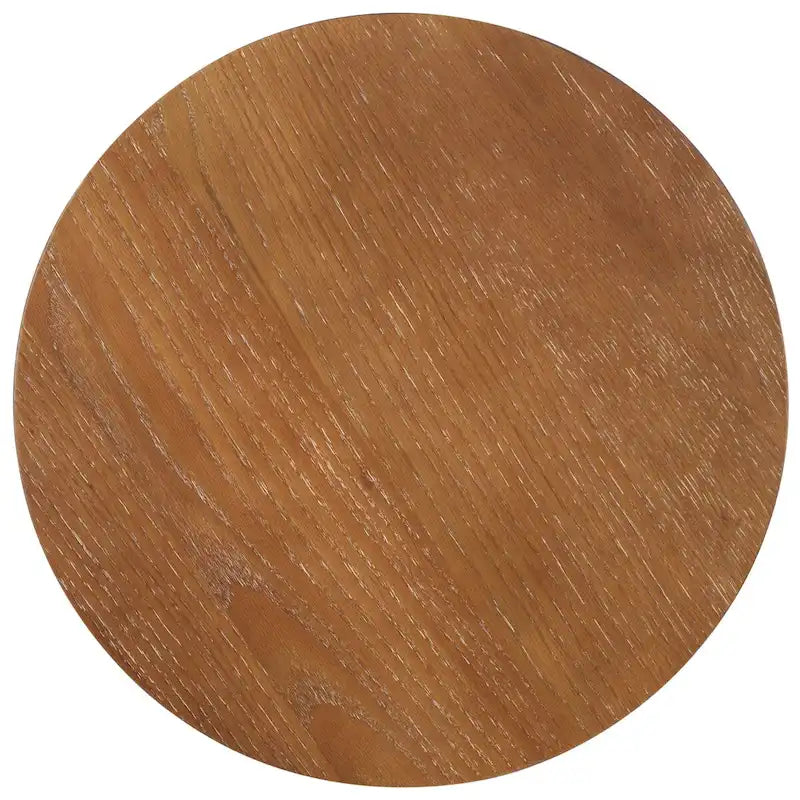 Accent Table - Oak Veneer, Natural Wood Grain, 20W x 20D x 22H - Image 6