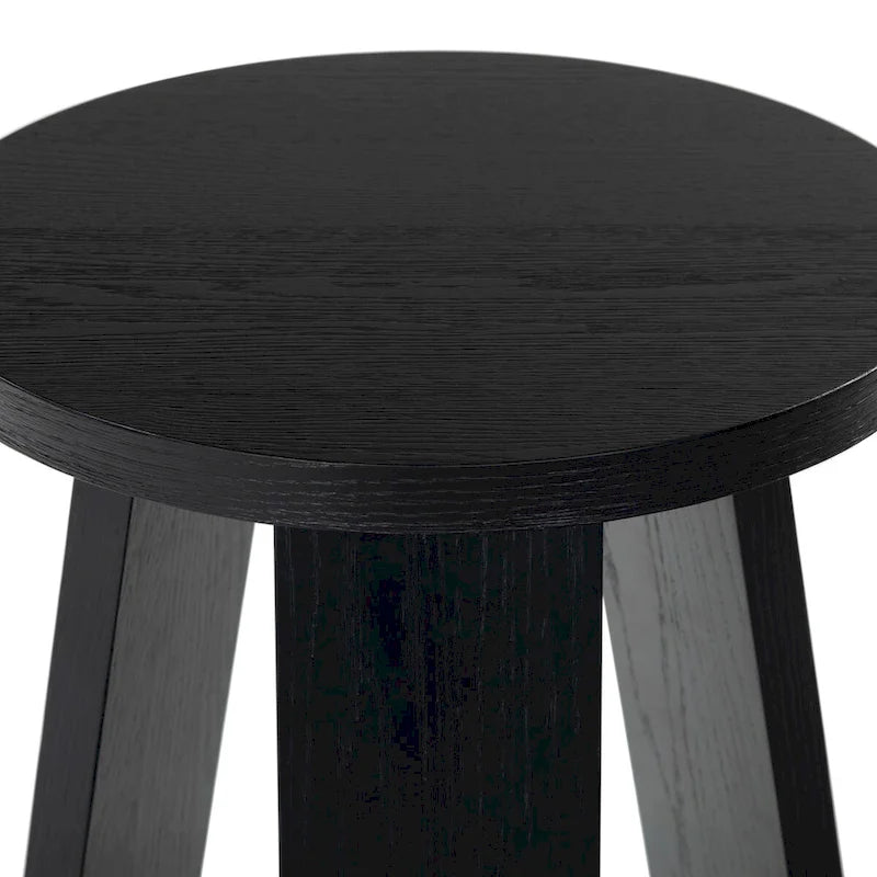 Accent Table - Oak Veneer, Natural Wood Grain, 20W x 20D x 22H - Image 10