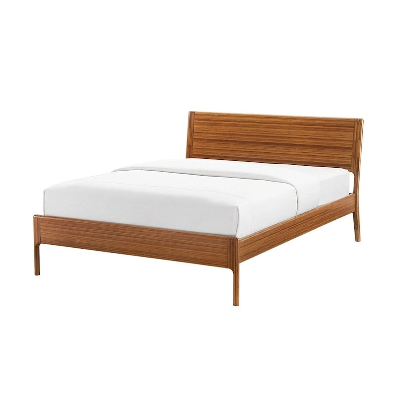 King Platform Bed – Copper, Upholstered Fabric, Tufted Headboard, Contemporary, No Box Spring - Image 6