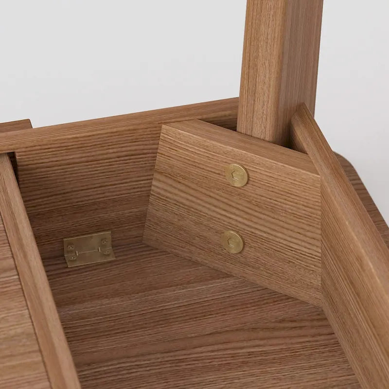 Wood Desk - 39.4W, Multi-Functional, Rounded Corners, Optional Drawers, Easy Assembly - Image 34