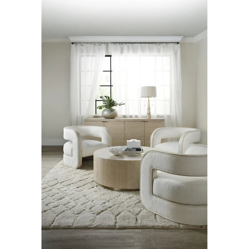 Cascade Modern Zen Upholstered Accent Chair – 28 Wide, Contemporary Design - Image 2