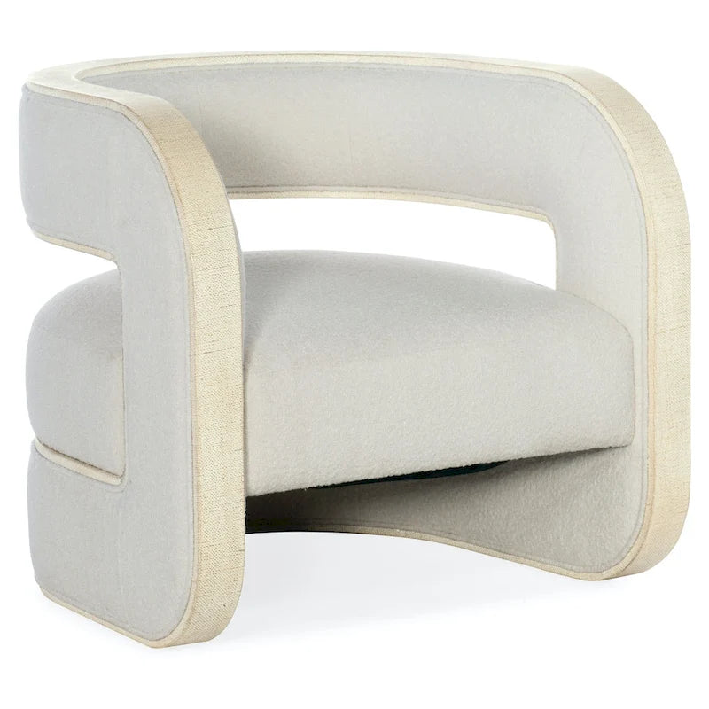 Cascade Modern Zen Upholstered Accent Chair – 28 Wide, Contemporary Design - Image 3